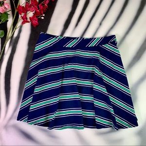 SO | Striped Skater Skirt